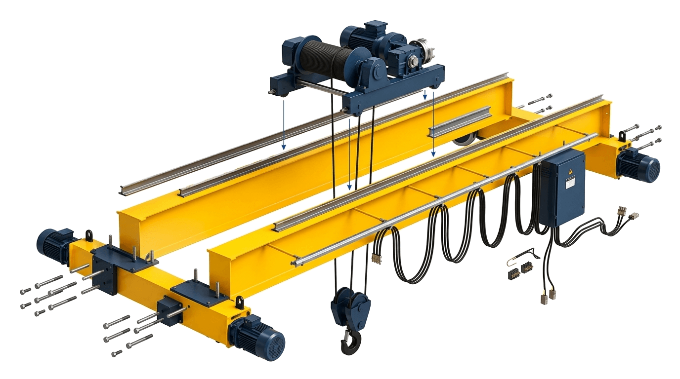 Double Girder vs Single Girder EOT Cranes: Technical Selection Guide & ROI Analysis