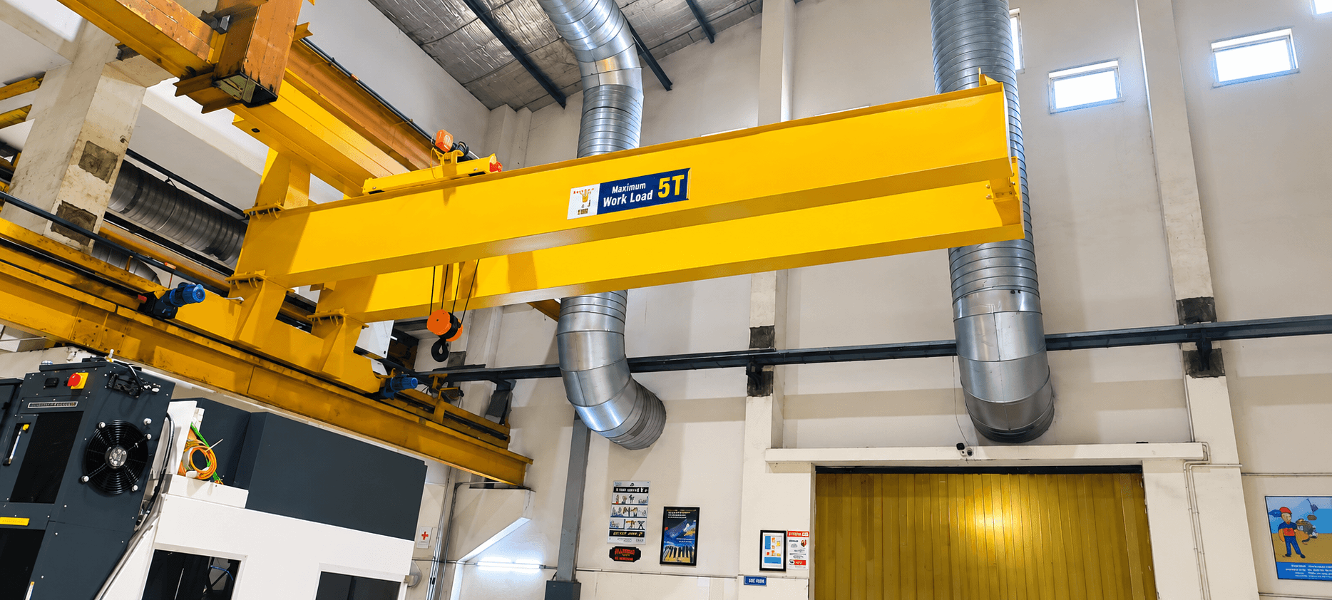 5 TON Wall Mounted Crane - 5 Ton Double Girder Wall Mounted Crane