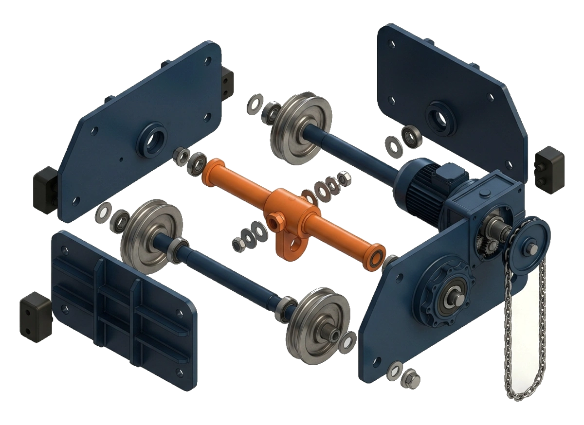 Manual / Geared Trolley - MANUAL TROLLEY