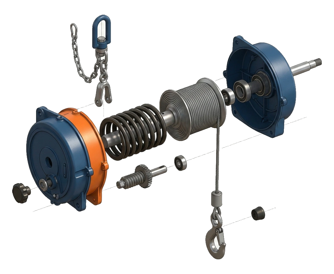 Spring Balancer - ZERO-GRAVITY SPRING TOOL BALANCER